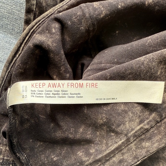 NWOT Free People Movement Acid washed hot shot mini dress - Picture 4 of 5